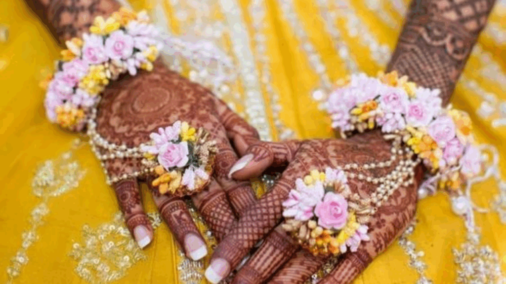 Trending Fresh Flower Jewellery for Haldi