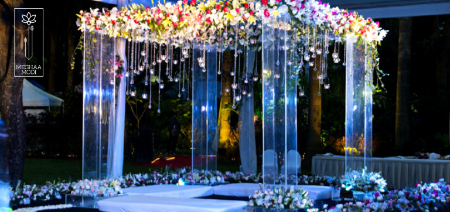 floral mandap decoration